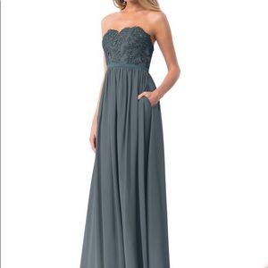 Azazie Celea in pewter - perfect condition